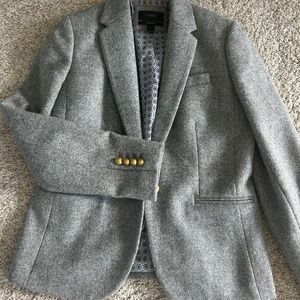 Jcrew gray wool Campbell blazer